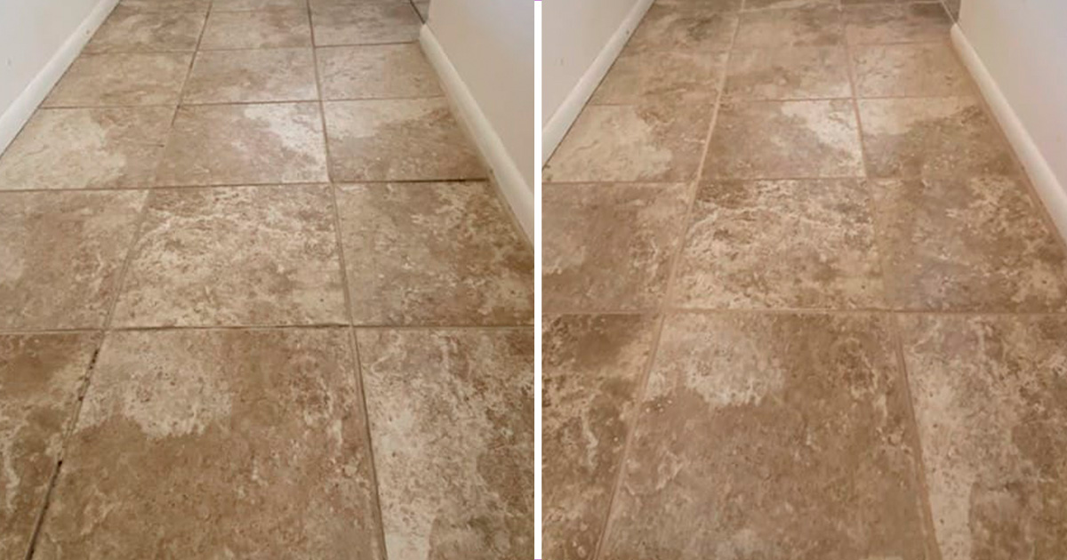 View of Our Tile and Grout Cleaners Transformed These Residential Surfaces in ...