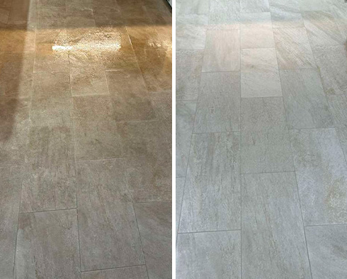 Floor Restored by Our Tile and Grout Cleaners in Grover Beach, CA