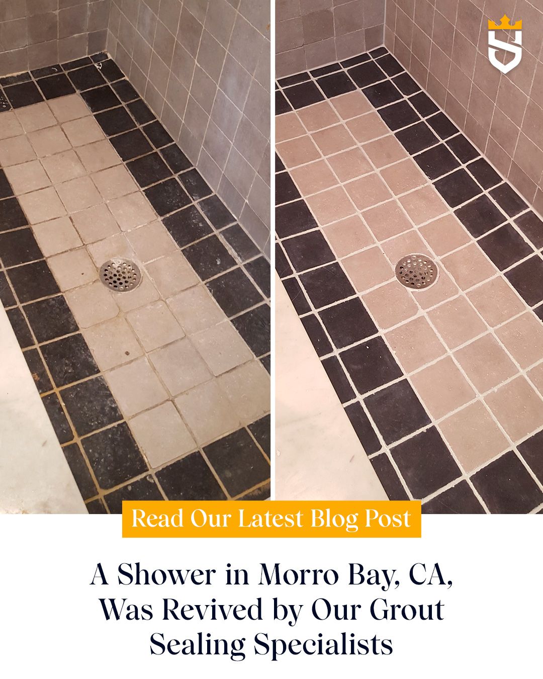 A Shower in Morro Bay, CA, Was Revived by Our Grout Sealing Specialists
